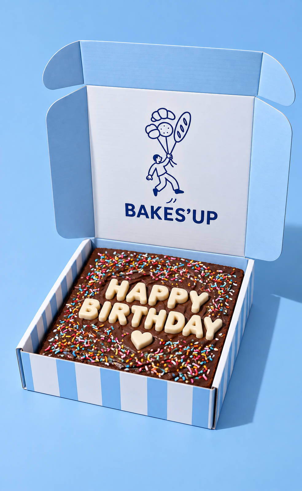 brownie slab message
